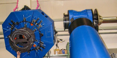 Work of dismantling the telescope JAST80 ( Bamberg , Germany ) Work of dismantling the telescope JAST80 ( Bamberg , Germany )