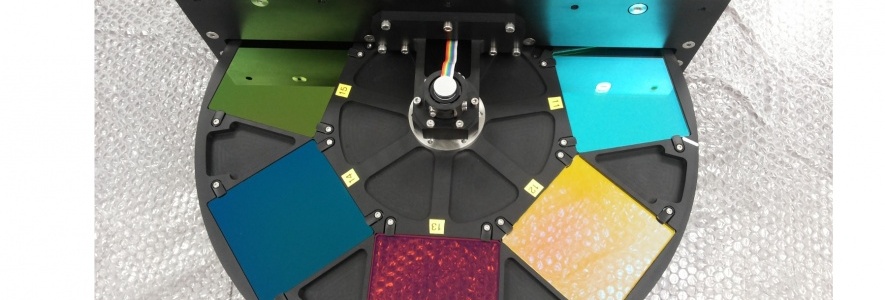 Wheel with the J-PLUS filters Wheel with the J-PLUS filters