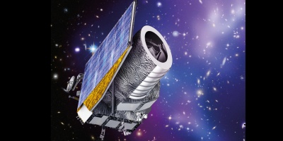 Overview of the spacecraft. This artist impression is based on the CAD drawings by Thales Alenia Space, Italy and Airbus Defence and Space, France. Credit: ESA Overview of the spacecraft. This artist impression is based on the CAD drawings by Thales Alenia Space, Italy and Airbus Defence and Space, France. Credit: ESA