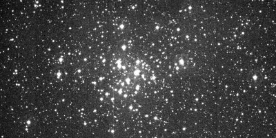 First light image of J-PAS Pathfinder, installed at JST250. This is the raw image, without any correction of astronomical instrumentation systematics. The image shows the open stellar cluster NGC1960 (M36), which lies about 4100 light-years away. Credit: Centro de Estudios de Física del Cosmos de Aragón (CEFCA) First light image of J-PAS Pathfinder, installed at JST250. This is the raw image, without any correction of astronomical instrumentation systematics. The image shows the open stellar cluster NGC1960 (M36), which lies about 4100 light-years away. Credit: Centro de Estudios de Física del Cosmos de Aragón (CEFCA)
