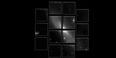 Image of the Andromeda Galaxy (M31), obtained during the technical first light of JPCam at the JST250 telescope of the Javalambre Astrophysical Observatory. M31 is located 2.5 million light years away, and has an angular diameter in the sky equivalent to seven full moons, being the largest extragalactic object that can be seen in the northern hemisphere. Credit: Centro de Estudios de Física del Cosmos de Aragón (CEFCA). Image of the Andromeda Galaxy (M31), obtained during the technical first light of JPCam at the JST250 telescope of the Javalambre Astrophysical Observatory. M31 is located 2.5 million light years away, and has an angular diameter in the sky equivalent to seven full moons, being the largest extragalactic object that can be seen in the northern hemisphere. Credit: Centro de Estudios de Física del Cosmos de Aragón (CEFCA).