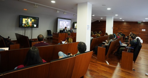Imagen de la sesión de apertura de la reunión científica en la sede del CEFCA. Imagen de la sesión de apertura de la reunión científica en la sede del CEFCA.